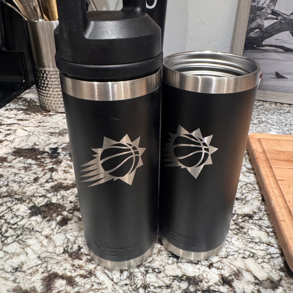 Yeti Black Stainless Steel Insulated Tumblers Phoenix Suns